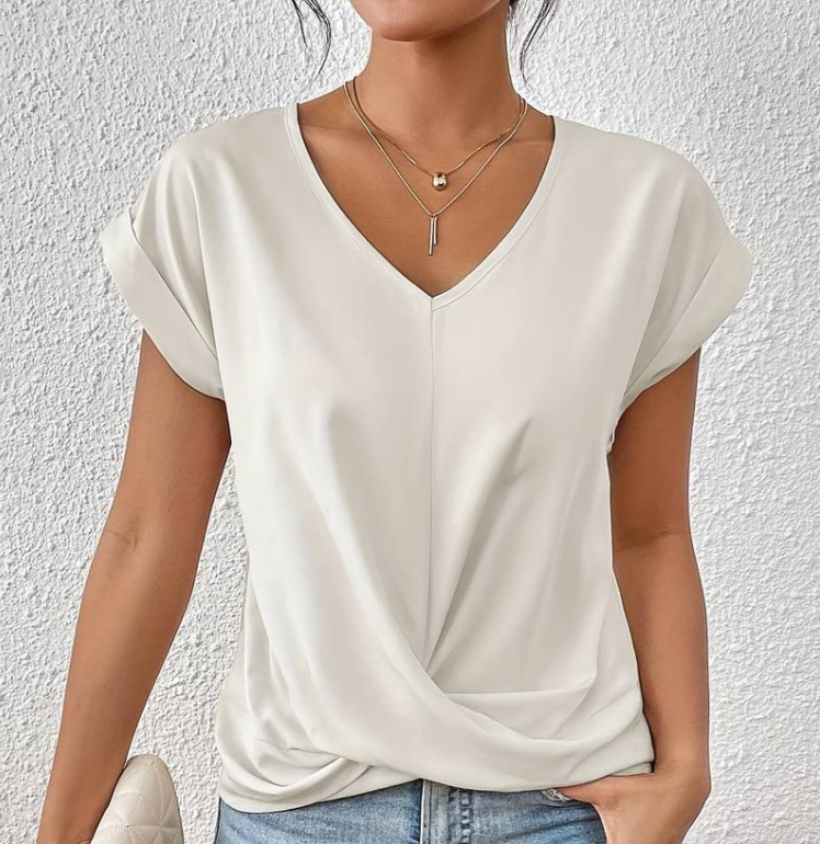 Amy - Classic V-Neck Top