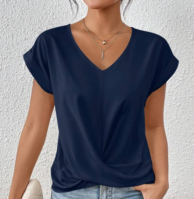 Amy - Classic V-Neck Top