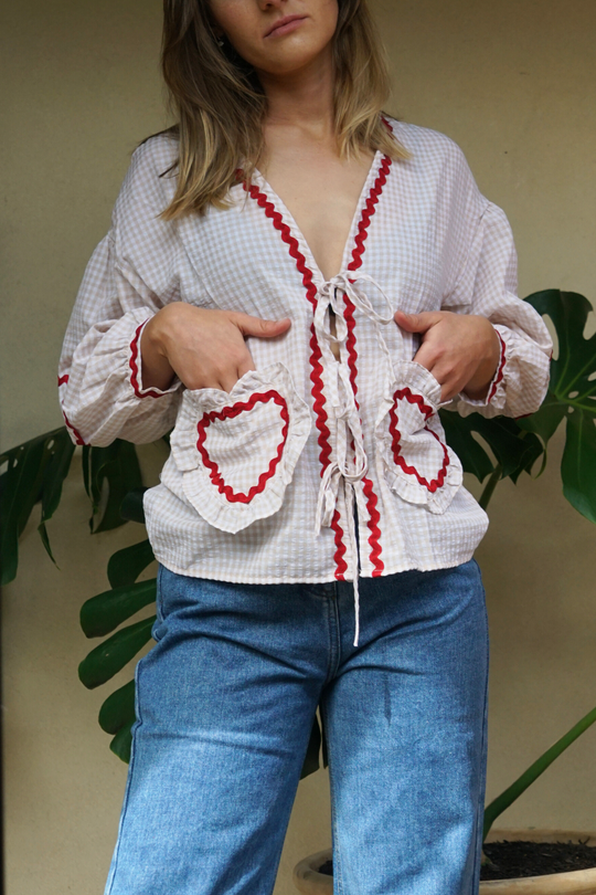 Maxine | Heart Blouse