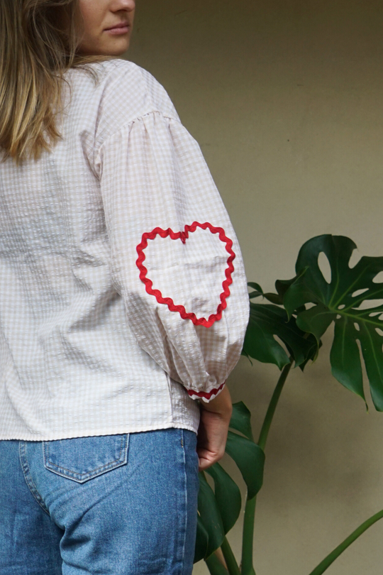 Maxine | Heart Blouse