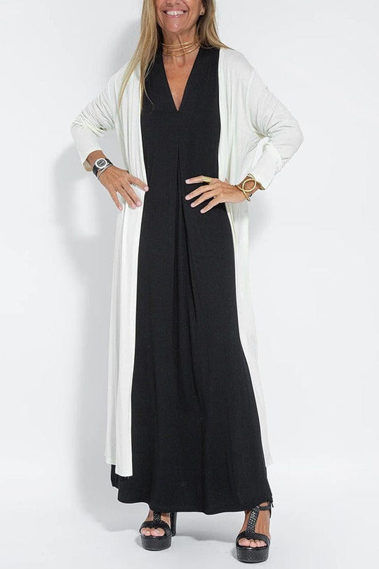 Anaya | Elegant Long Dress with Matching Cardigan