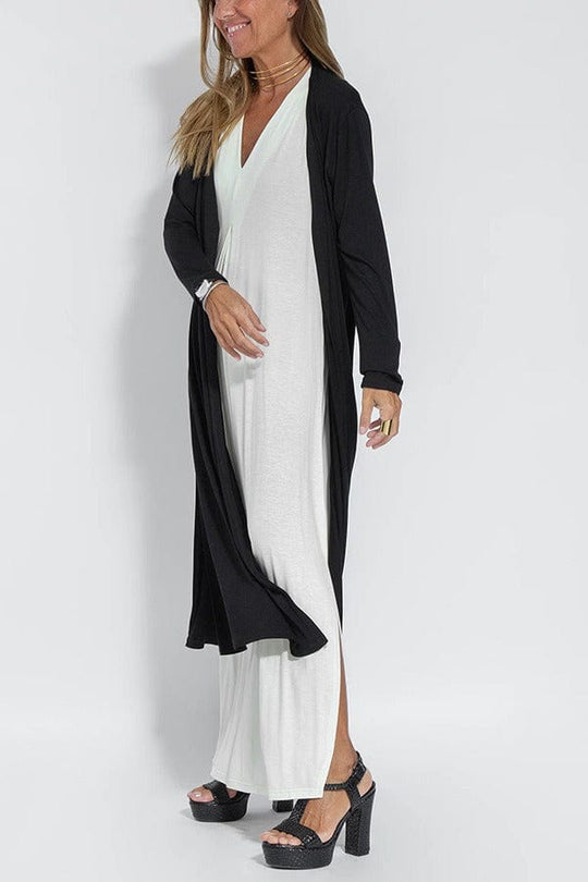 Anaya | Elegant Long Dress with Matching Cardigan