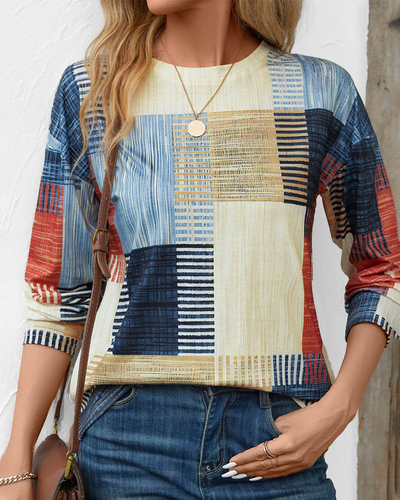 Elliana™ | Stylish Patchwork T-Shirt