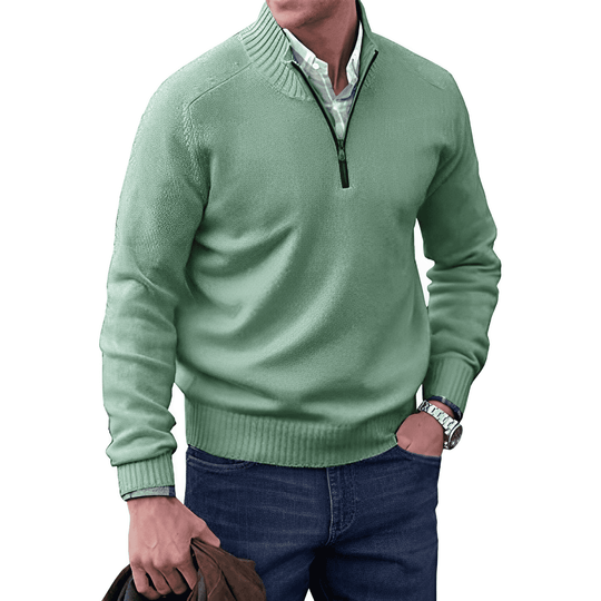 William - Casual Sweater with Zipper