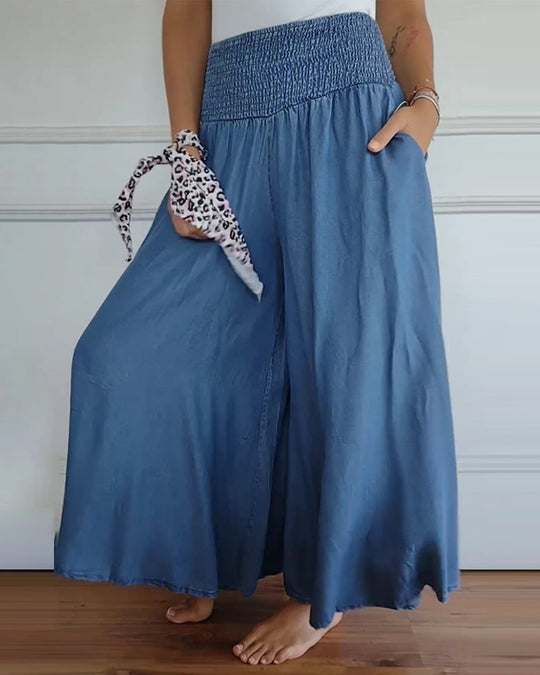 Rita | Wide pants with elastic waistband