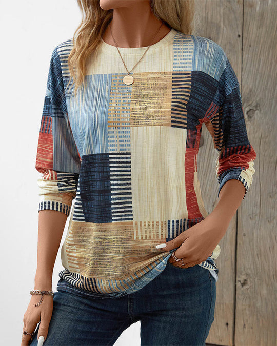 Elliana™ | Stylish Patchwork T-Shirt