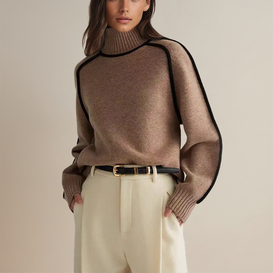 Stella™ - Cashmere Turtleneck Sweater