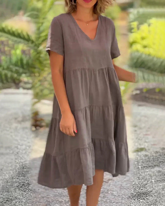 Maggie | Elegant Cotton Dress