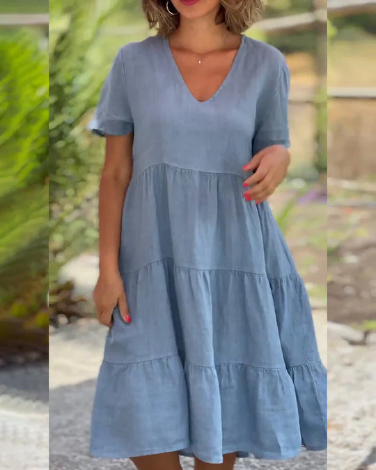 Maggie | Elegant Cotton Dress