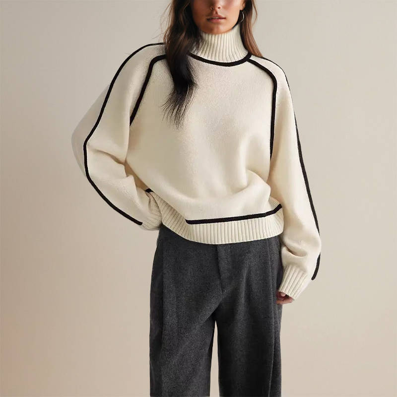 Stella™ - Cashmere Turtleneck Sweater