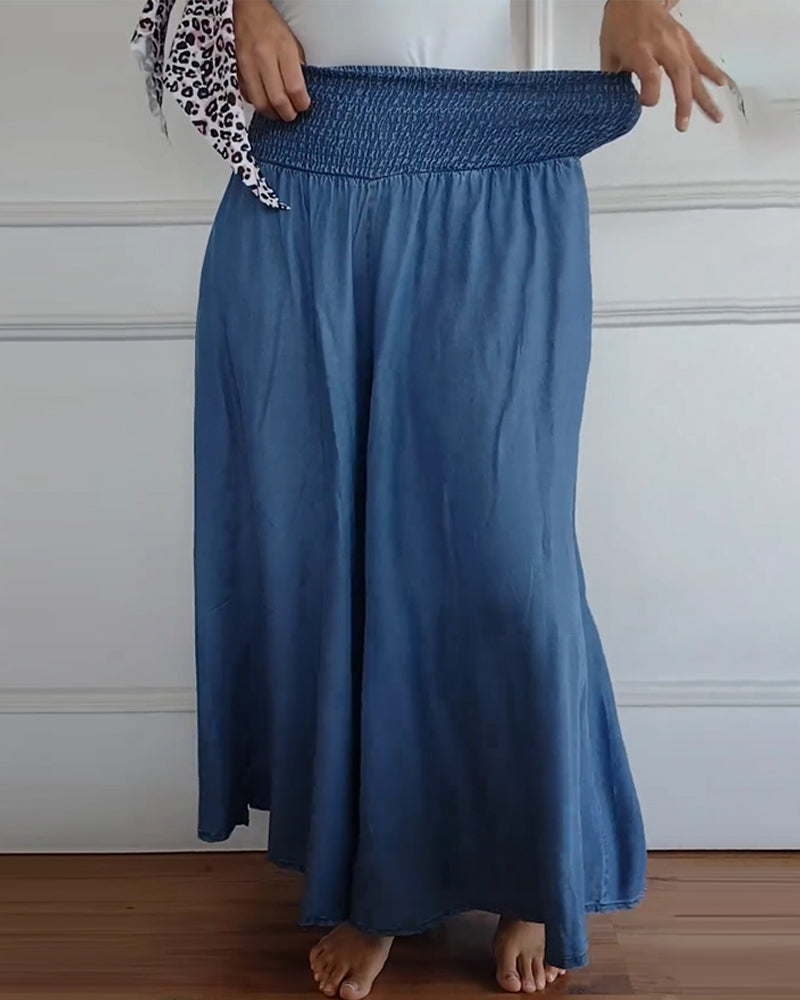 Rita | Wide pants with elastic waistband