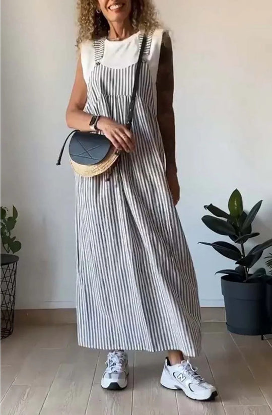 Halle | Casual Striped Jumpsuit