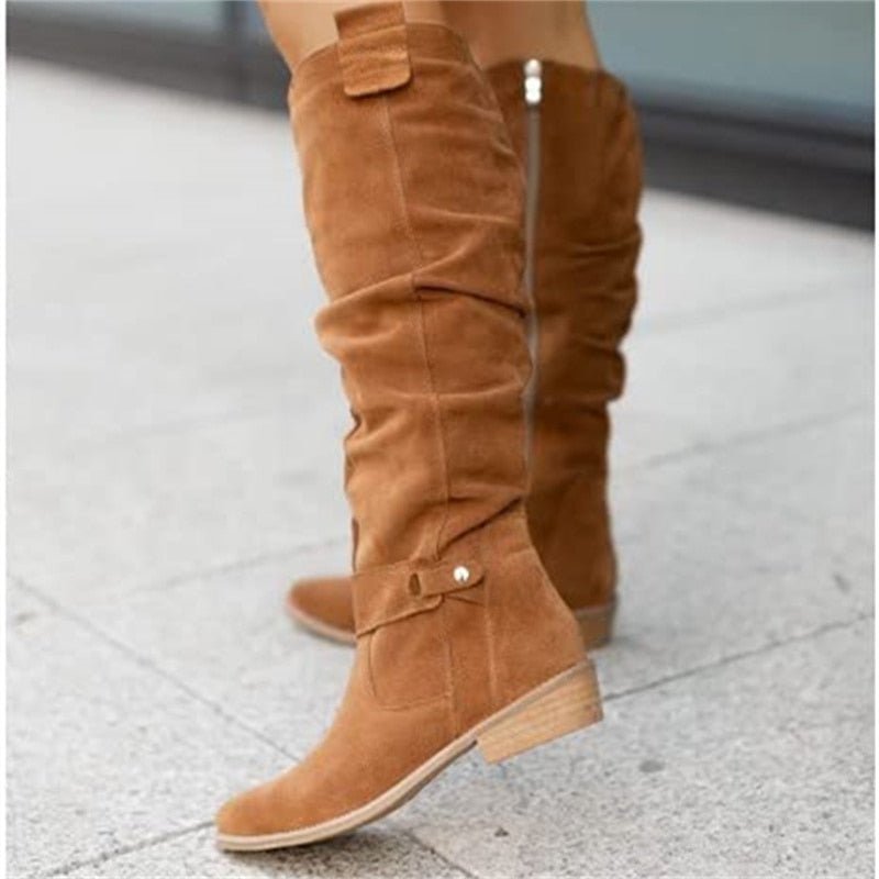 Alice - High Suede Boots