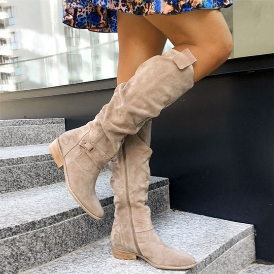 Alice - High Suede Boots