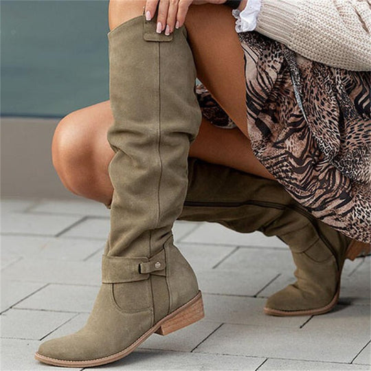 Alice - High Suede Boots