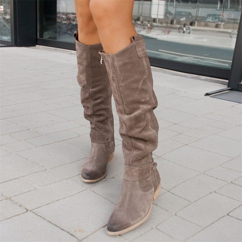 Alice - High Suede Boots