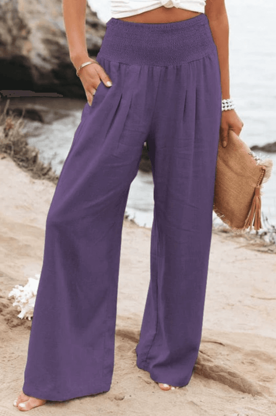 Mya | Palazzo Trousers in High-Waist