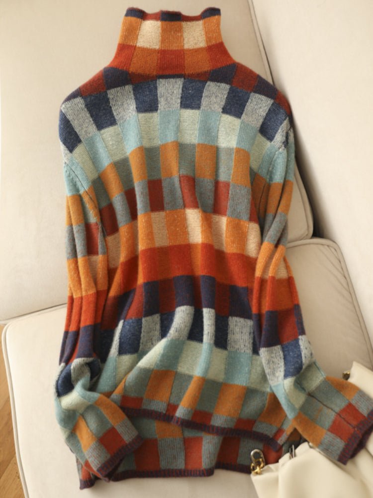 Yasmina - Colorful, soft and warm cashmere sweater